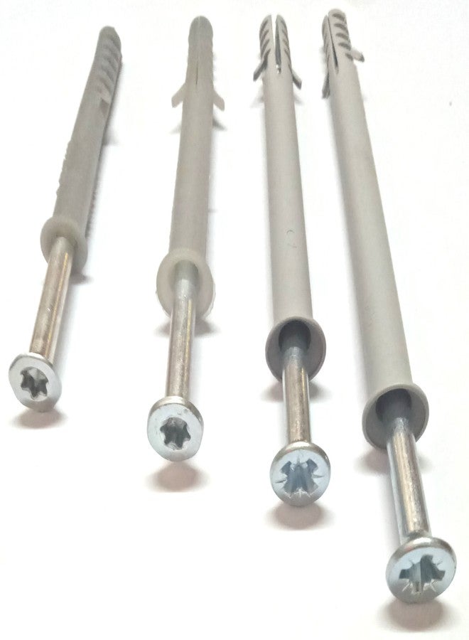 لافلي مثبت إطار نايلون LOVELY® مع قابس حائط لولبي، مقاس 10 × 120 مم، مجموعة من 12 قطعة - Image 5